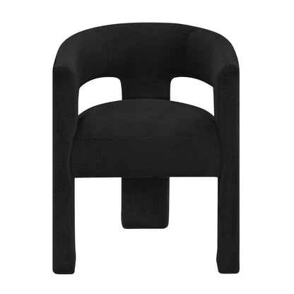 6054BKS SIDE CHAIR, BLACK, 2PC/CTN - 6054BKS