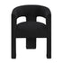 6054BKS SIDE CHAIR, BLACK, 2PC/CTN - 6054BKS