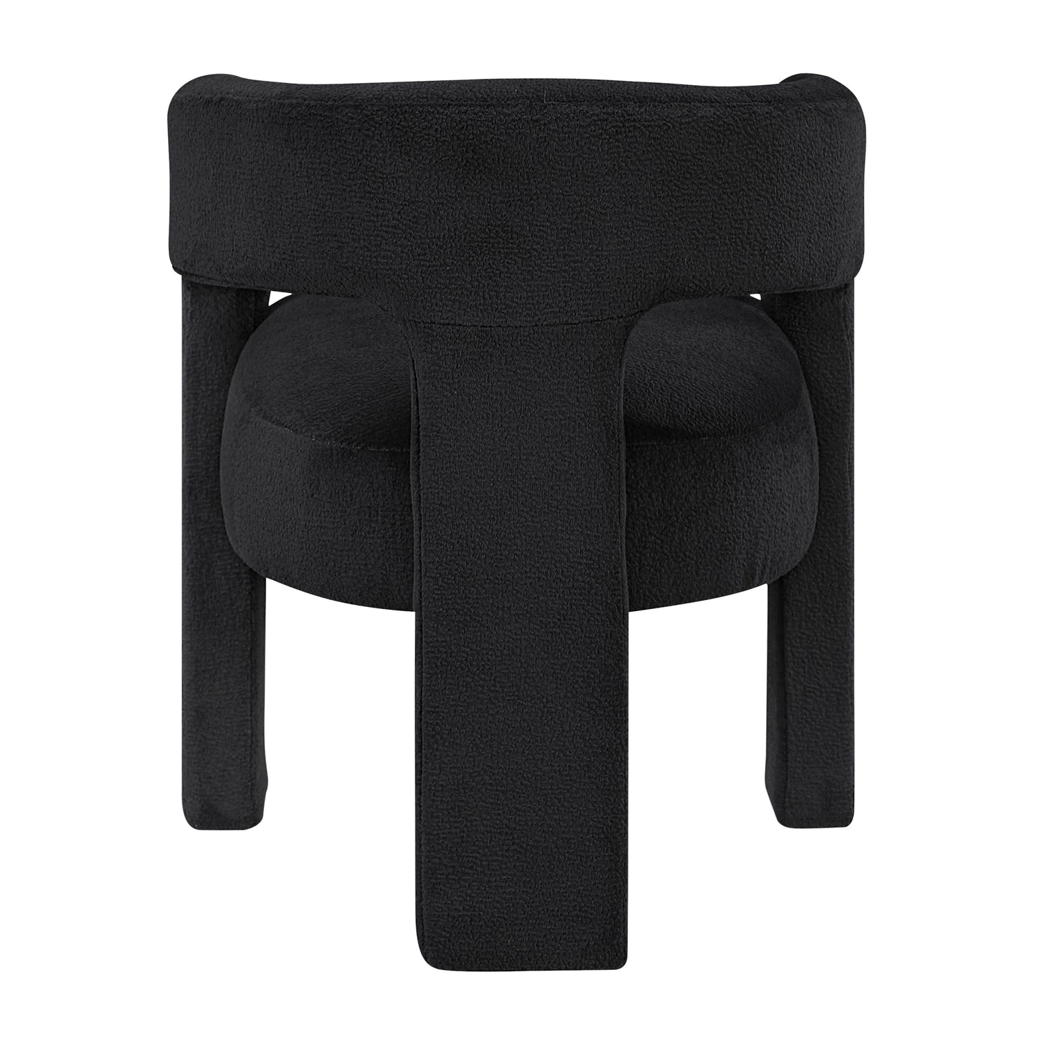 6054BKS SIDE CHAIR, BLACK, 2PC/CTN - 6054BKS