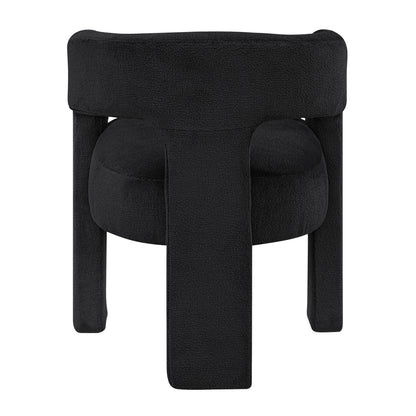 6054BKS SIDE CHAIR, BLACK, 2PC/CTN - 6054BKS