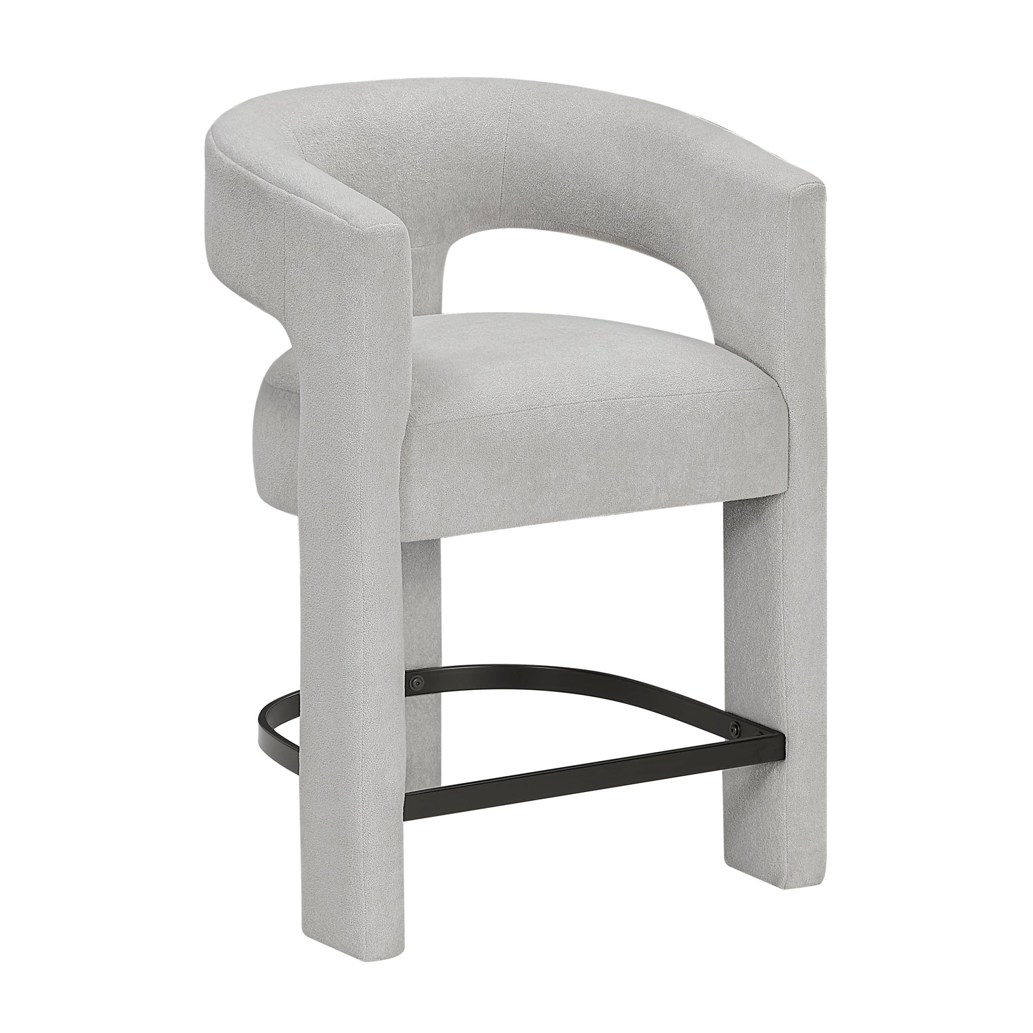 6054LG-24 CNTR HEIGHT STOOL, LIGHT GREY, 1PC/CTN - 6054LG-24