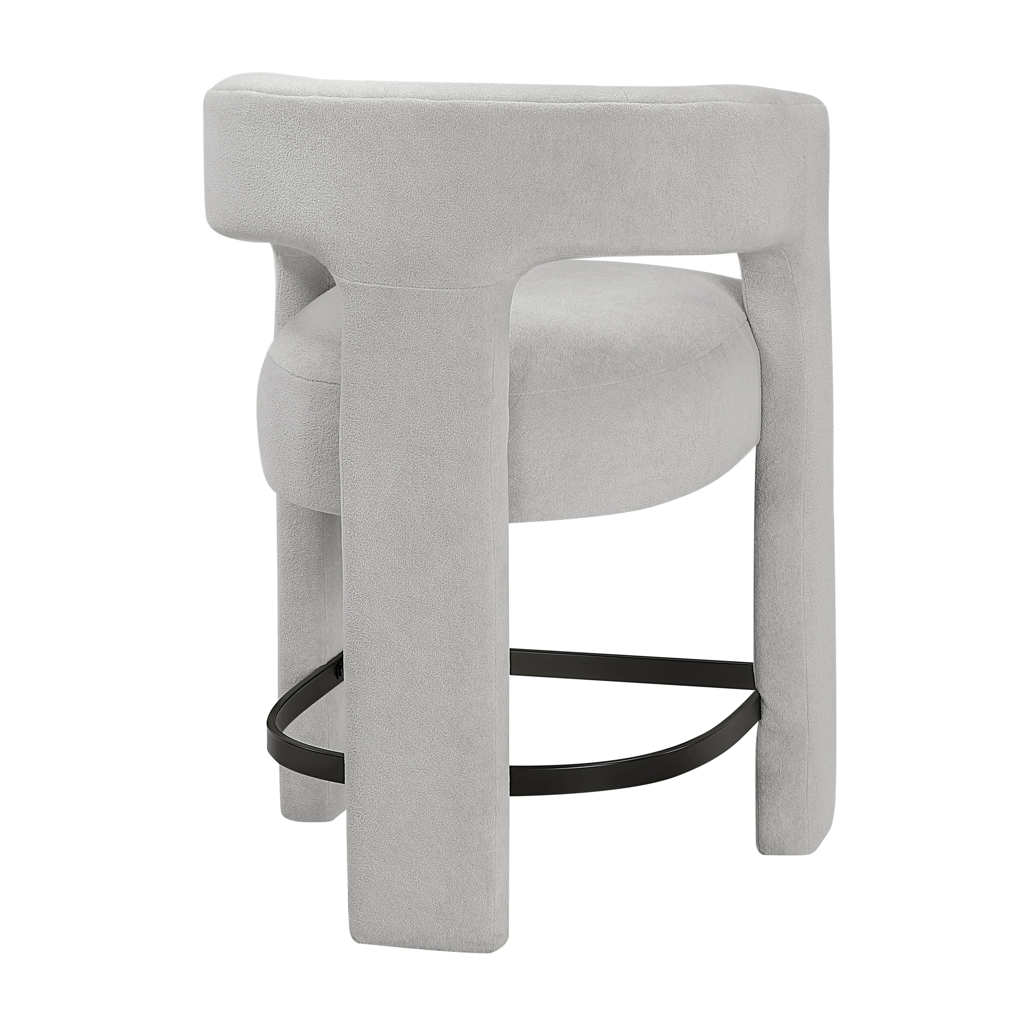 6054LG-24 CNTR HEIGHT STOOL, LIGHT GREY, 1PC/CTN - 6054LG-24