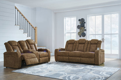 Wolfridge Brindle Power Reclining Living Room Set -  Ashley - Luna Furniture
