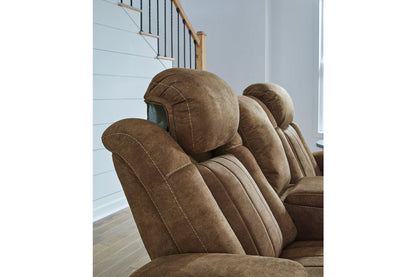 Wolfridge Brindle Power Reclining Living Room Set -  Ashley - Luna Furniture