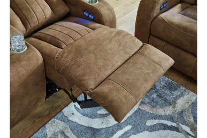 Wolfridge Brindle Power Reclining Living Room Set -  Ashley - Luna Furniture