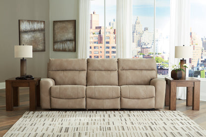 Next-Gen DuraPella Sand 3-Piece Power Reclining Sectional Sofa -  Ashley - Luna Furniture