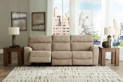 Next-Gen DuraPella Sand 3-Piece Power Reclining Sectional Sofa -  Ashley - Luna Furniture