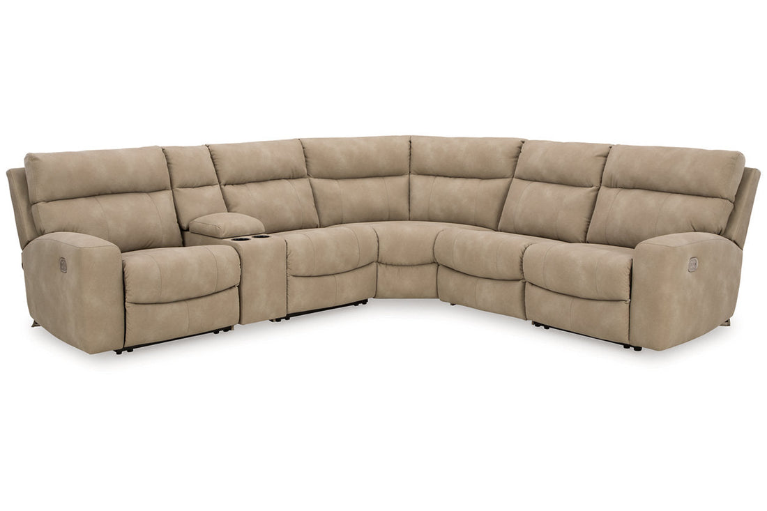 Next-Gen DuraPella Sand 6-Piece Power Reclining Sectional -  Ashley - Luna Furniture