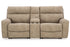 Next-Gen DuraPella Sand 3-Piece Power Reclining Sectional Loveseat with Console -  Ashley - Luna Furniture