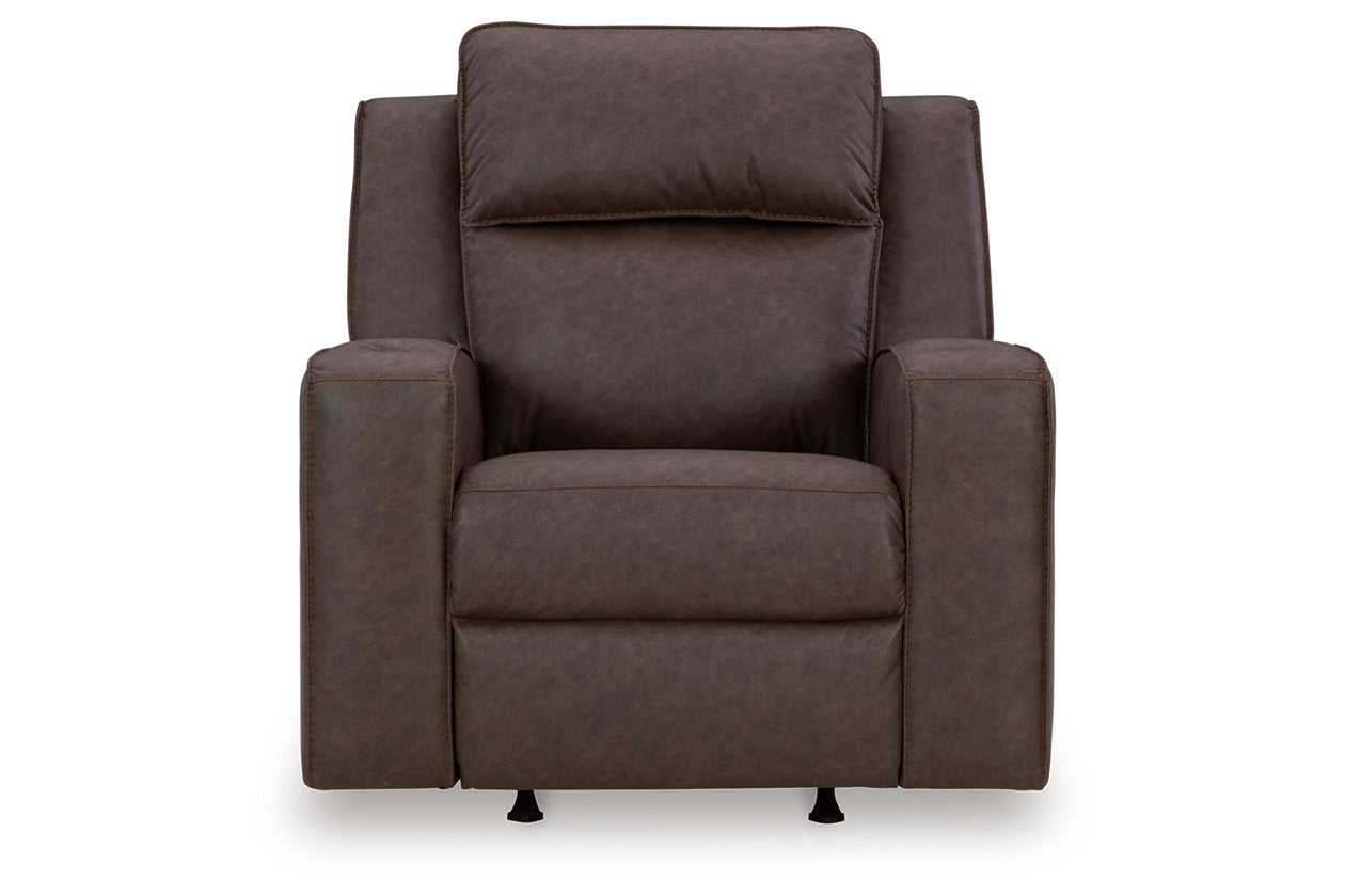 Lavenhorne Umber Reclining Sofa, Loveseat and Recliner -  Ashley - Luna Furniture