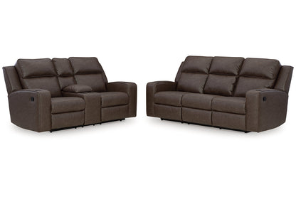 Lavenhorne Umber Reclining Living Room Set -  Ashley - Luna Furniture