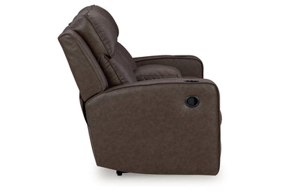 Lavenhorne Umber Reclining Sofa, Loveseat and Recliner -  Ashley - Luna Furniture