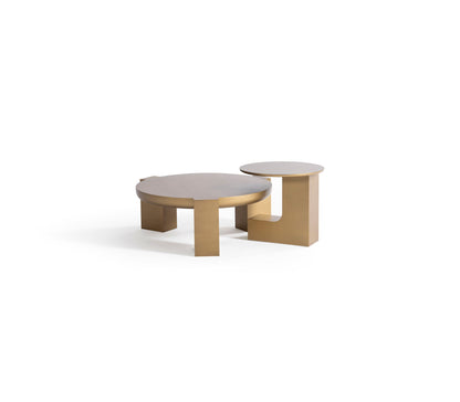 674 Gold Coffee with End Table [ETA: 3/15] - 674-675 GOLD - COFEND