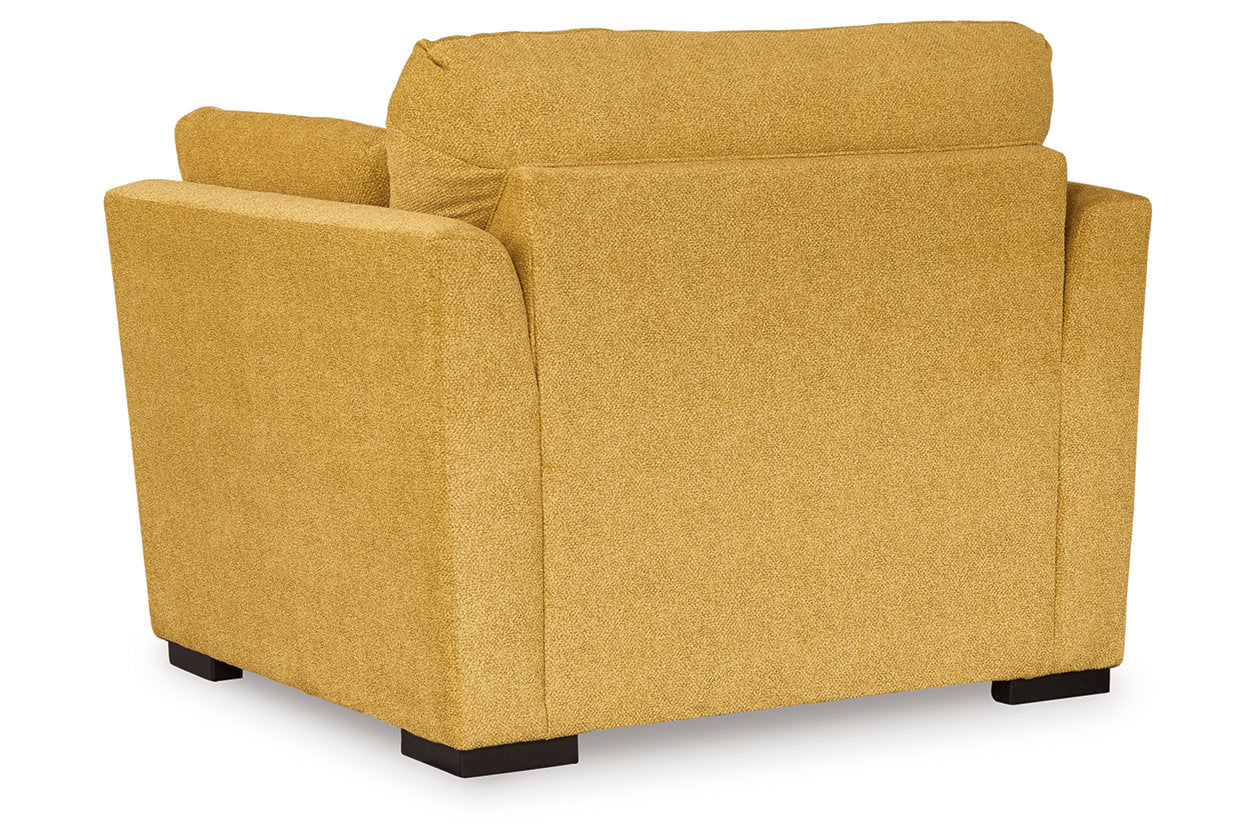 Keerwick  Oversized Chair and Ottoman -  Ashley - Luna Furniture