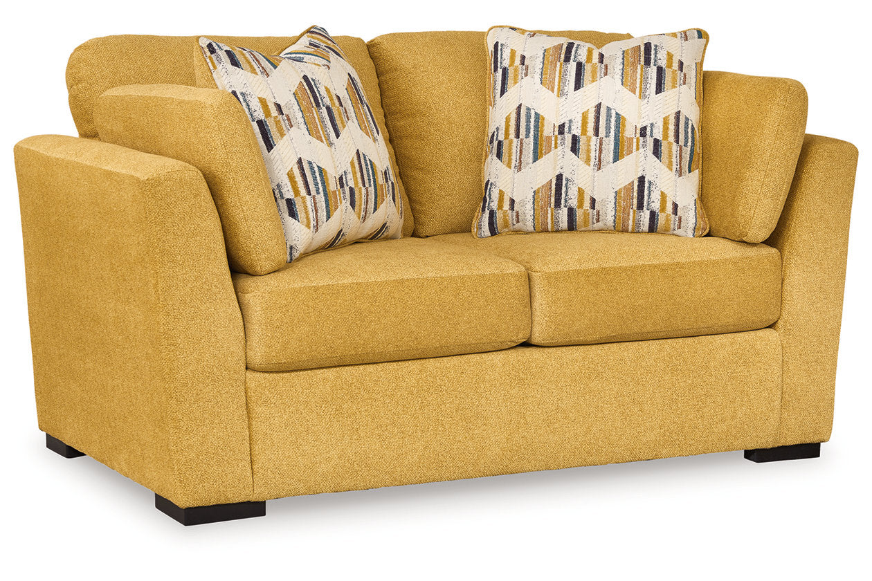 Keerwick Sunflower Living Room Set -  Ashley - Luna Furniture