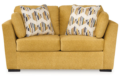 Keerwick Sunflower Living Room Set -  Ashley - Luna Furniture