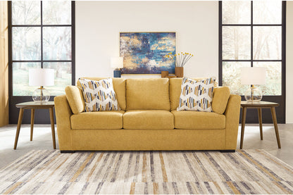 Keerwick Sunflower Living Room Set -  Ashley - Luna Furniture