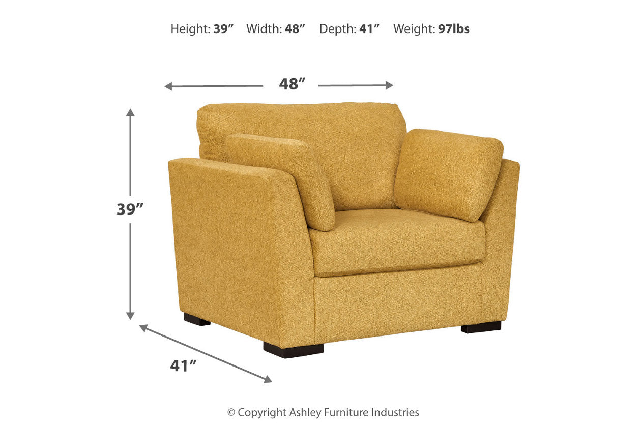 Keerwick  Sofa, Loveseat, Oversized Chair and Ottoman -  Ashley - Luna Furniture