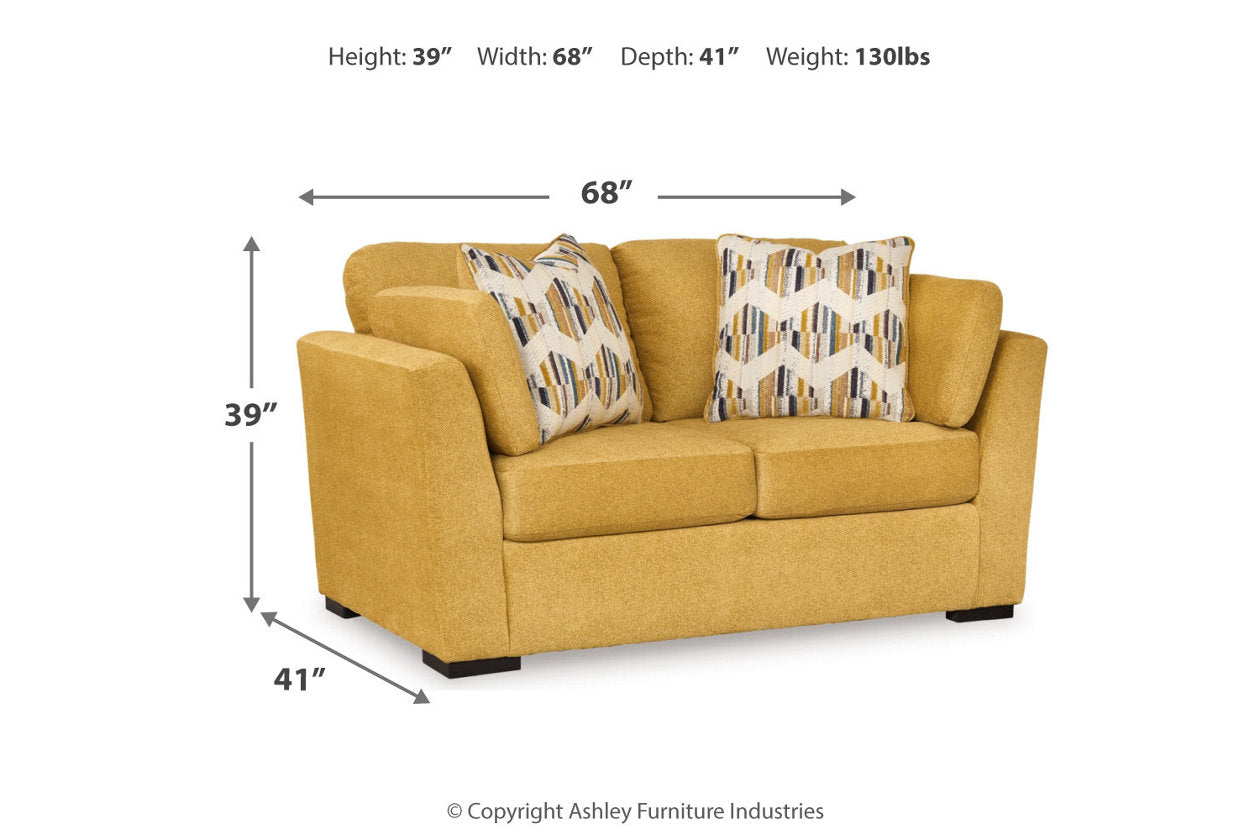 Keerwick Sunflower Living Room Set -  Ashley - Luna Furniture