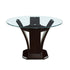 Daisy Espresso 48" Glass-Top Round Dining Table from Homelegance - Luna Furniture