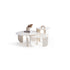 720 Cream 3 Pc Coffee Table Set [ETA: 3/15] - 720CREAM-COFSET