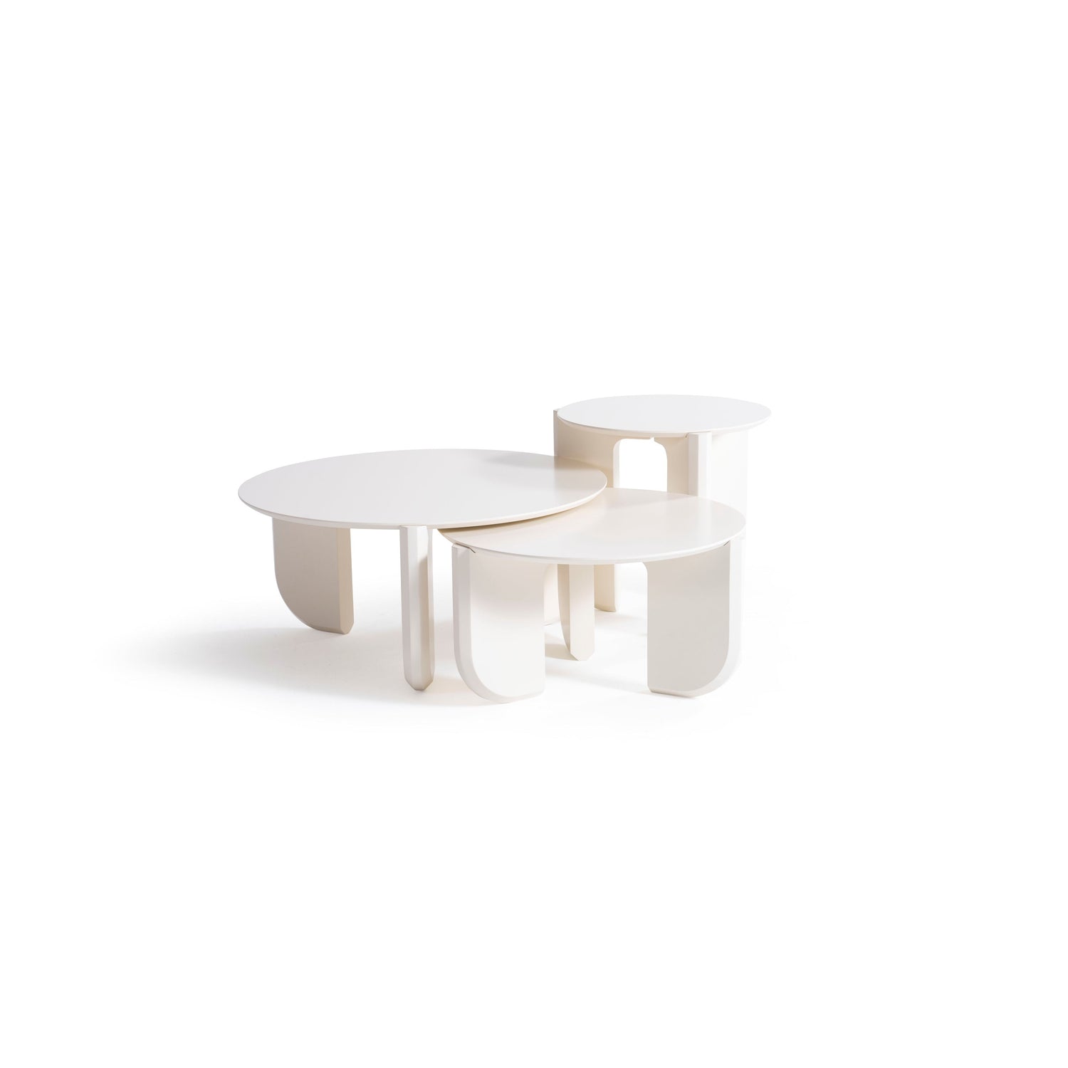 720 Cream 3 Pc Coffee Table Set [ETA: 3/15] - 720CREAM-COFSET
