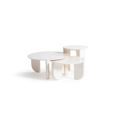 720 Cream 3 Pc Coffee Table Set [ETA: 3/15] - 720CREAM-COFSET