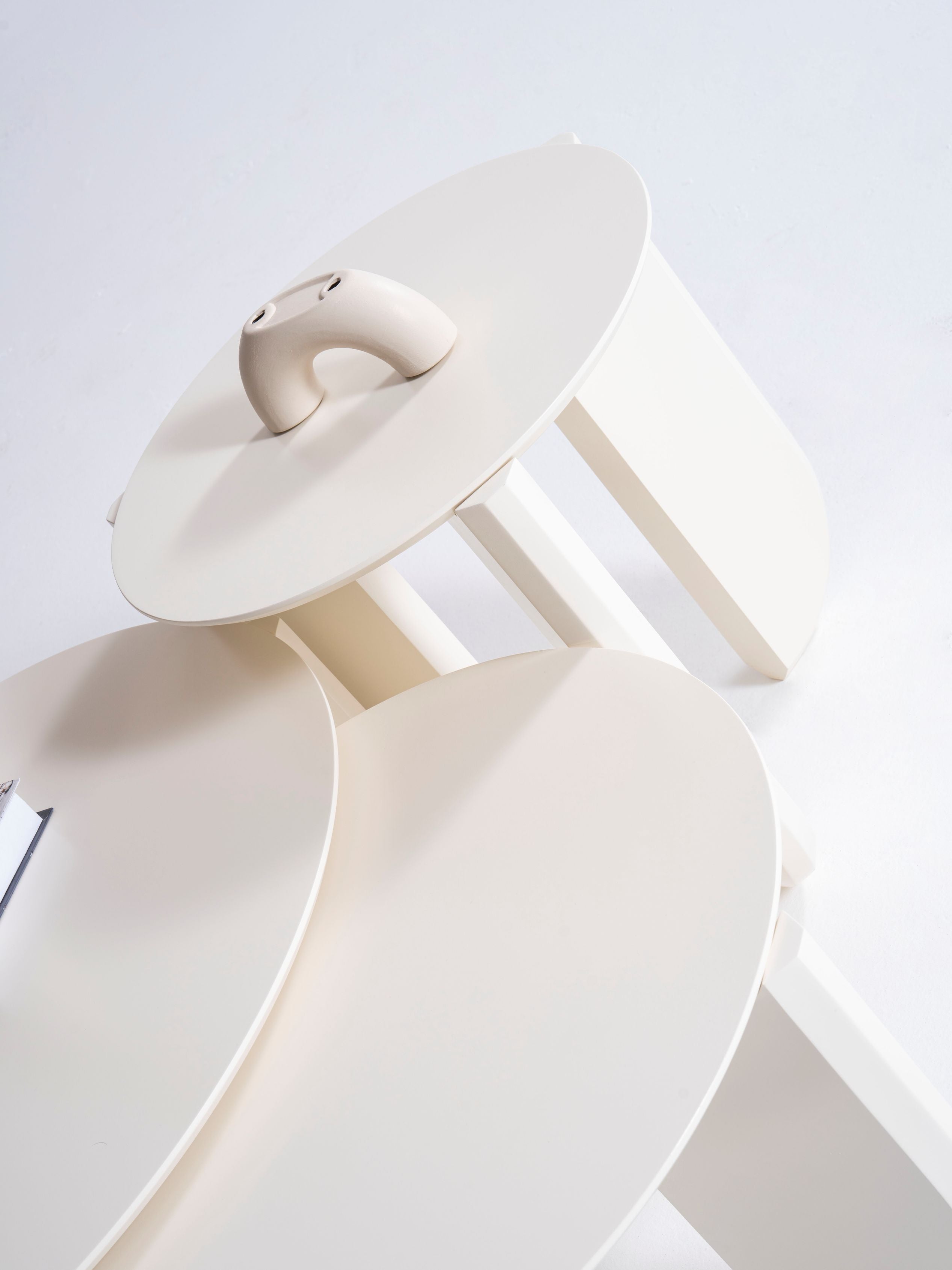 720 Cream 3 Pc Coffee Table Set [ETA: 3/15] - 720CREAM-COFSET