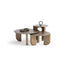 720 Gold 3 Pc Coffee Table Set [ETA: 3/15] - 720GOLD-COFSET