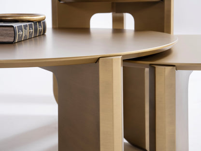 720 Gold 3 Pc Coffee Table Set [ETA: 3/15] - 720GOLD-COFSET