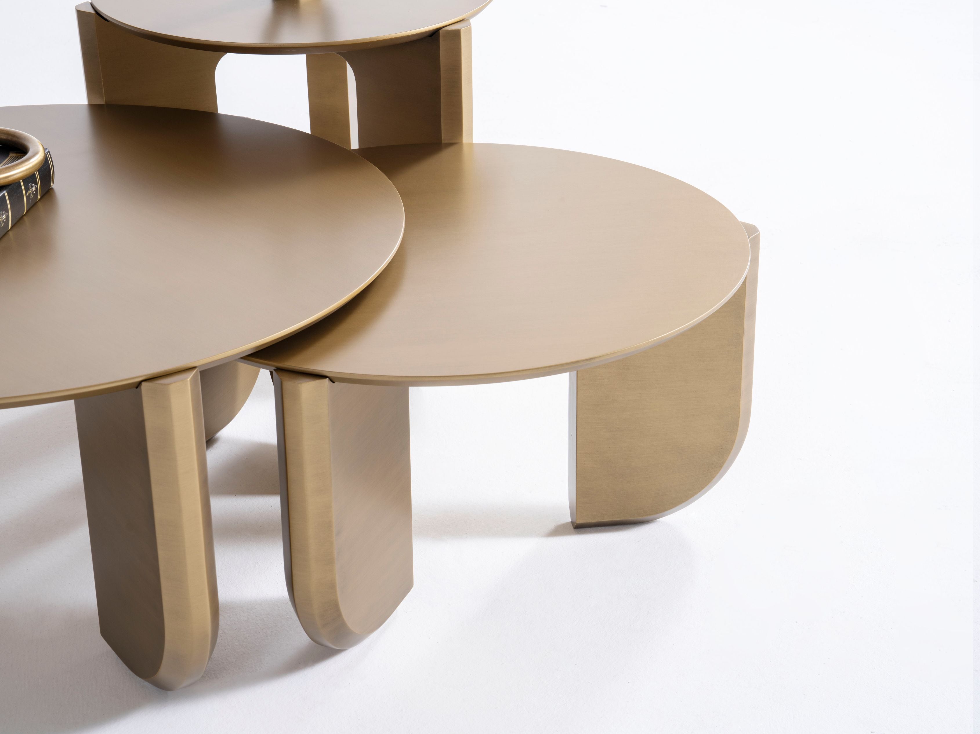 720 Gold 3 Pc Coffee Table Set [ETA: 3/15] - 720GOLD-COFSET