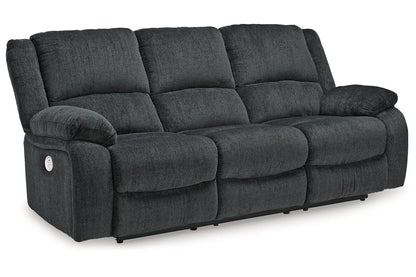 Draycoll Slate Power Reclining Sofa, Loveseat and Recliner -  Ashley - Luna Furniture