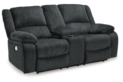Draycoll Slate Power Reclining Sofa, Loveseat and Recliner -  Ashley - Luna Furniture