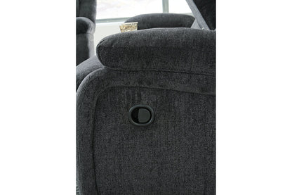 Draycoll Slate Power Reclining Sofa, Loveseat and Recliner -  Ashley - Luna Furniture