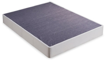 8 Inch Chime Innerspring Mattress with Foundation in White - PKG009765