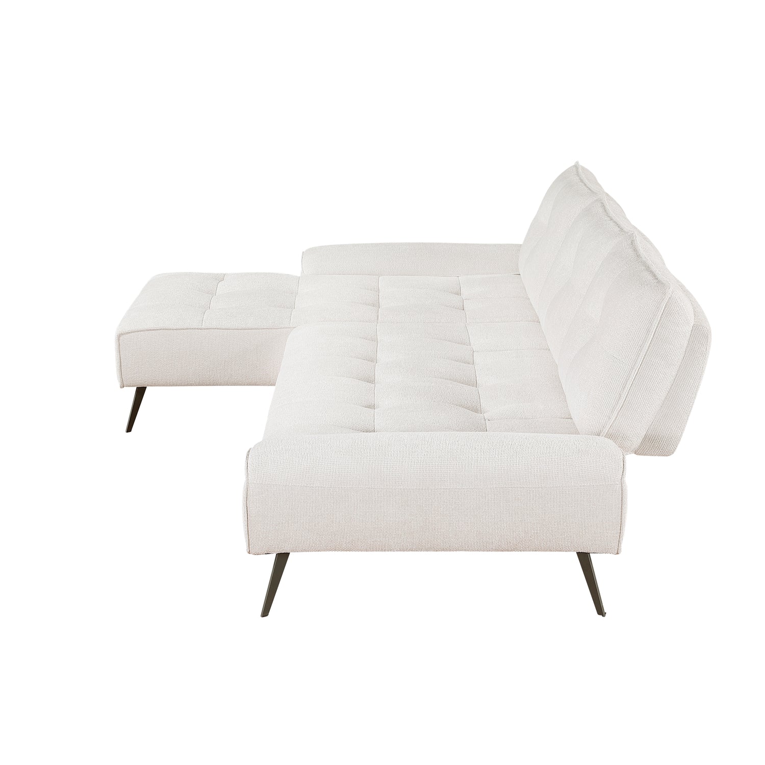 8400BEG*2LC2R (2)2-Piece Sectional with Left Chaise and Dual-position Backs for Adjustable Seat Depth - 8400BEG*2LC2R