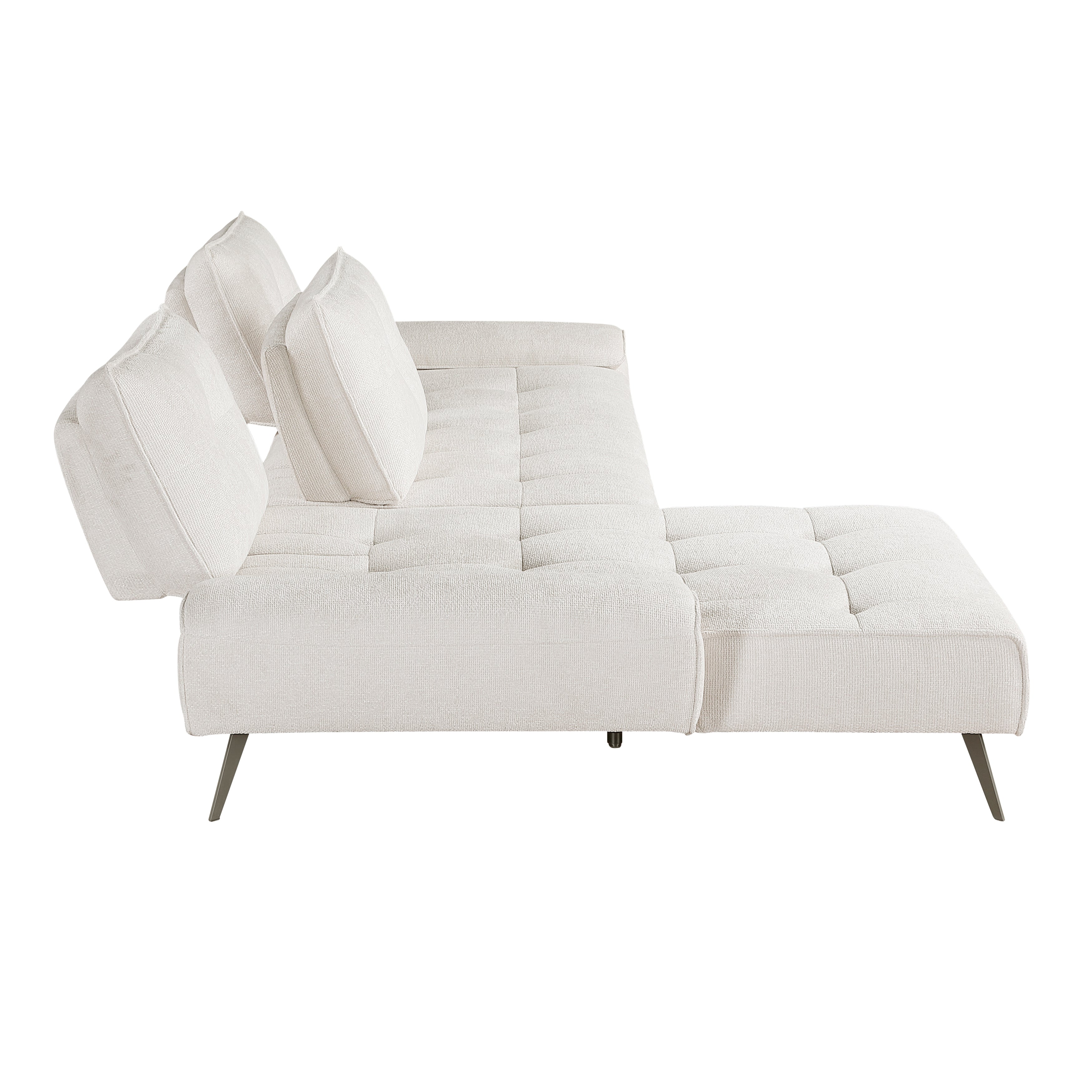 8400BEG*2LC2R (2)2-Piece Sectional with Left Chaise and Dual-position Backs for Adjustable Seat Depth - 8400BEG*2LC2R