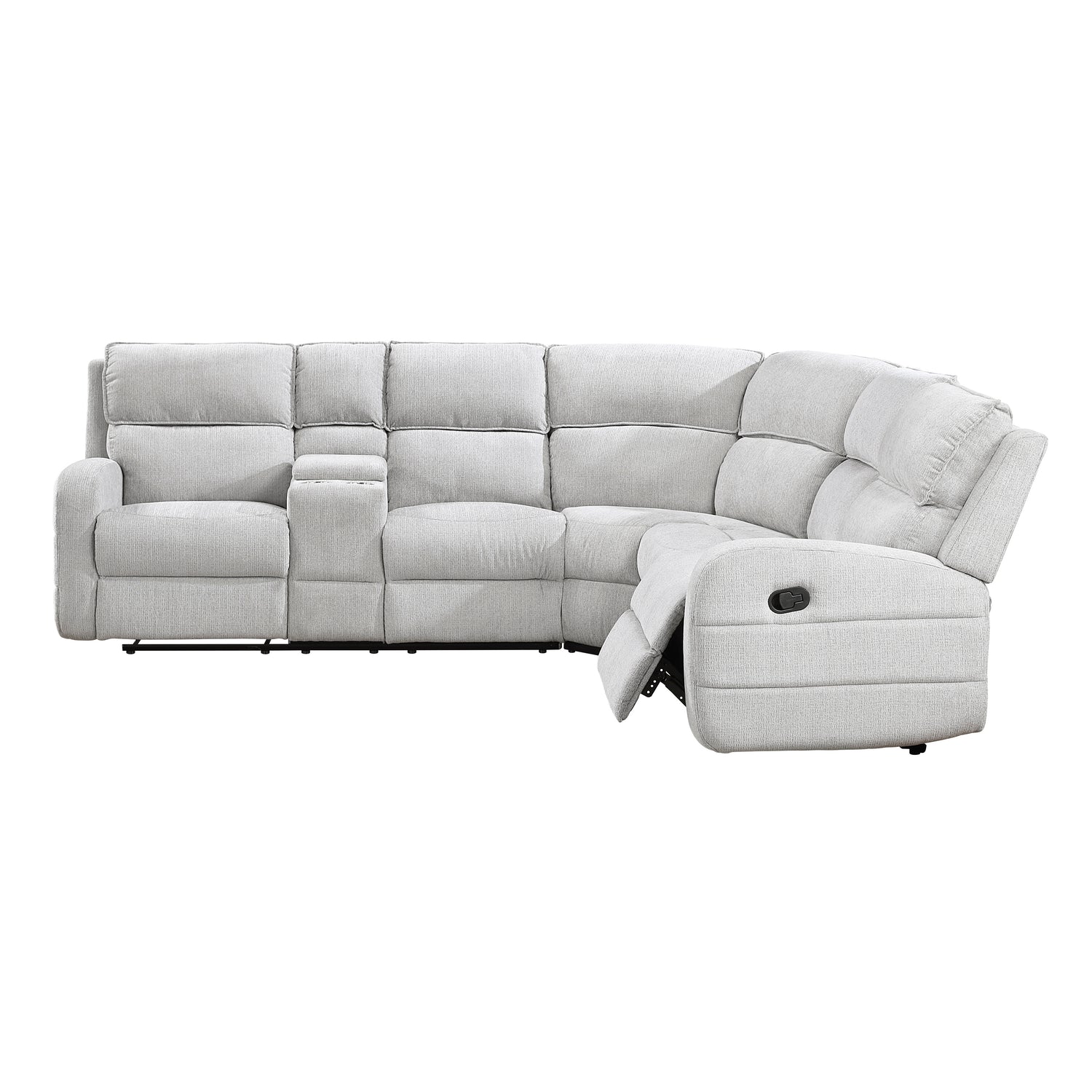8406GY*SC (3)3-Piece Sectional with Left Console - 8406GY*SC