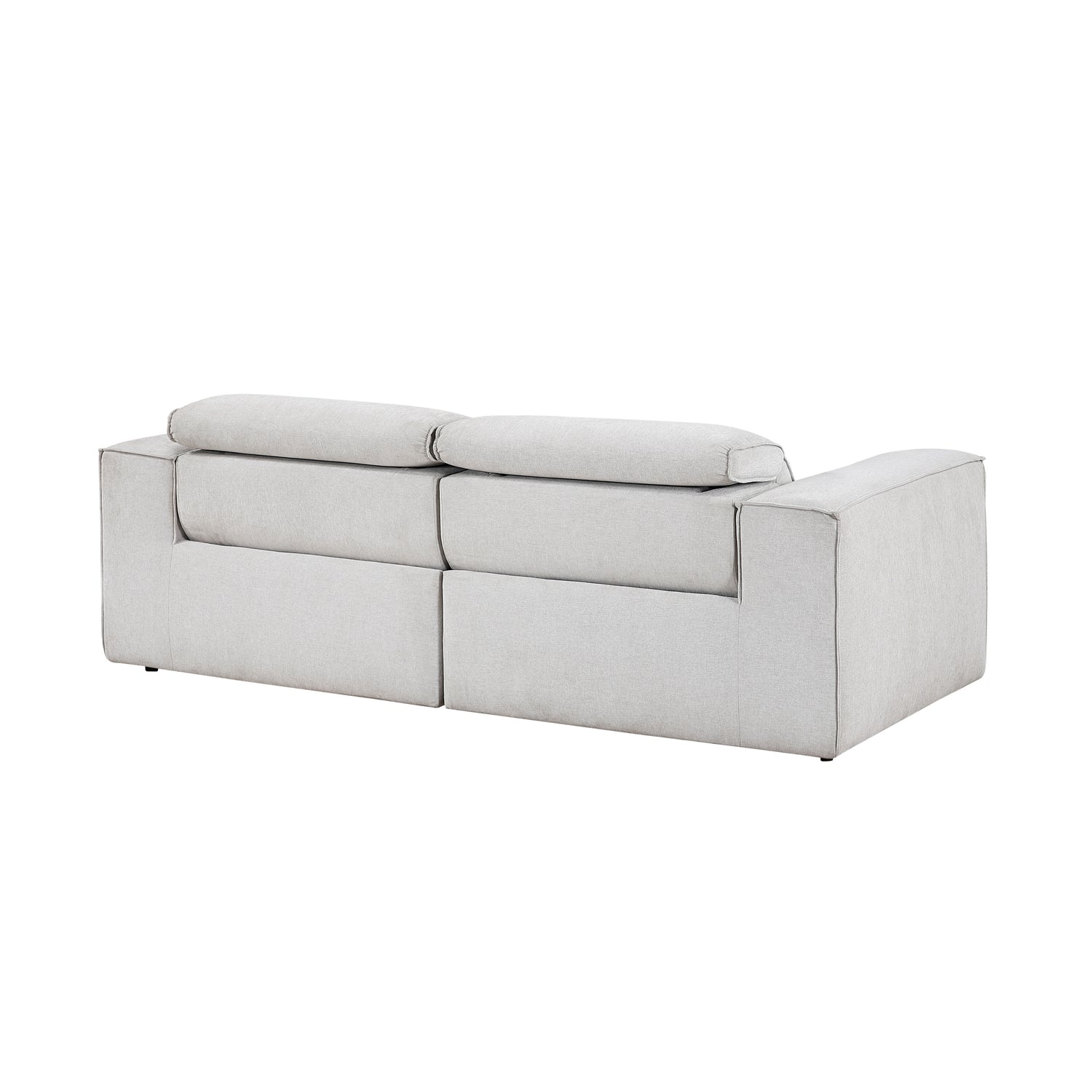 8414GRY-2PWH* (2)Power Double Reclining Love Seat with Power Headrests - 8414GRY-2PWH*