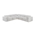 8414GRY-*5LRRRPWH (5)5-Piece Modular Power Reclining Sectional with Power Headrests - 8414GRY-*5LRRRPWH