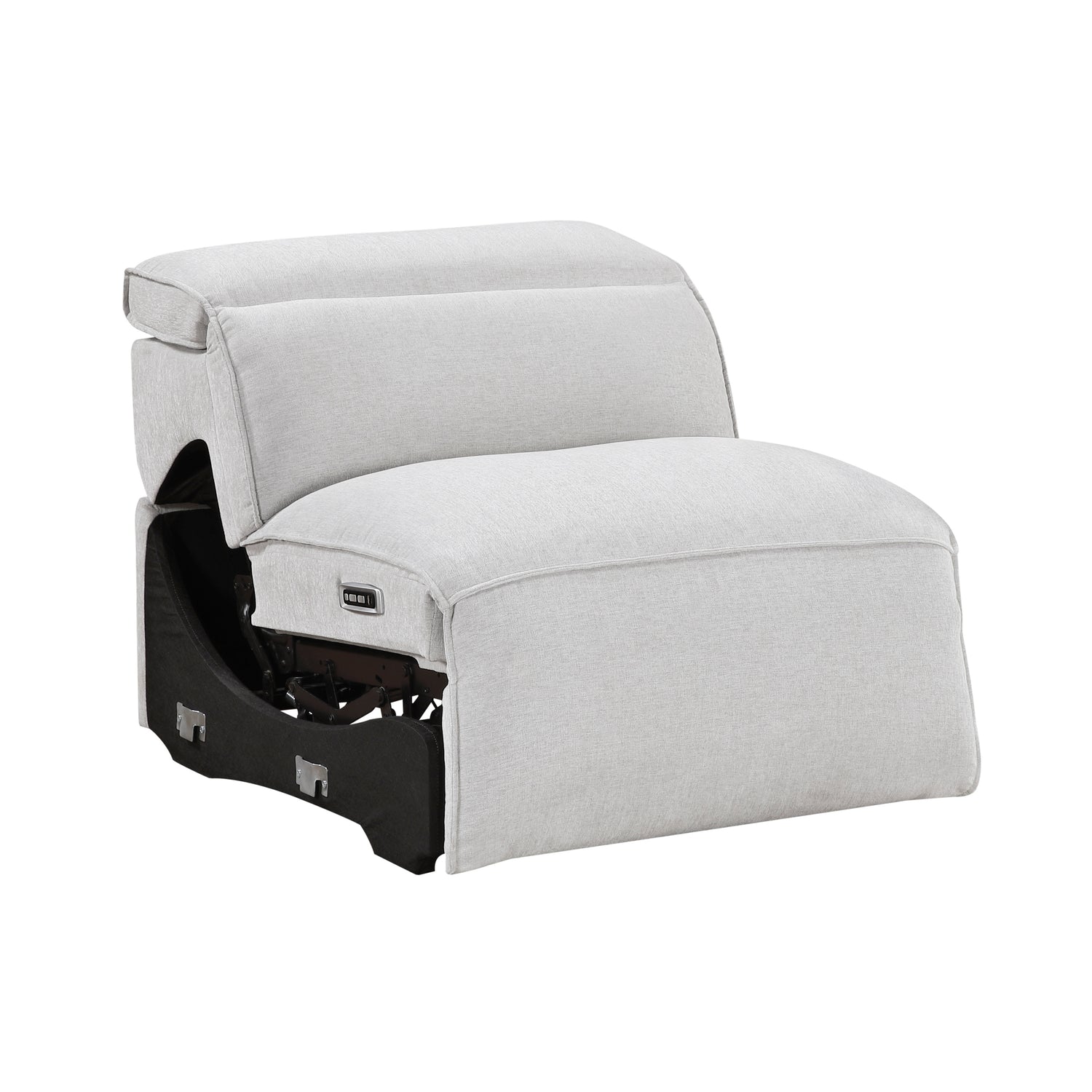 8414GRY-ARPWH (3/5)Power Reclining Armless Chair with Power Headrest - 8414GRY-ARPWH