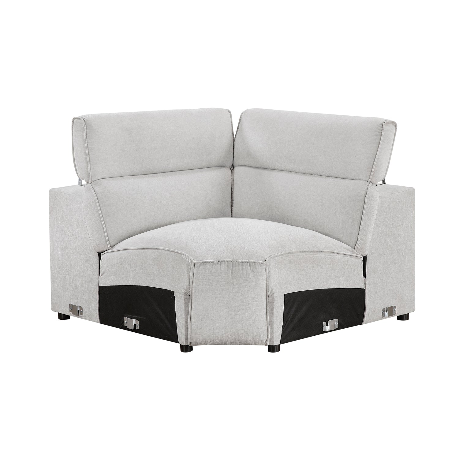 8414GRY-CR (4/5)Corner Seat - 8414GRY-CR