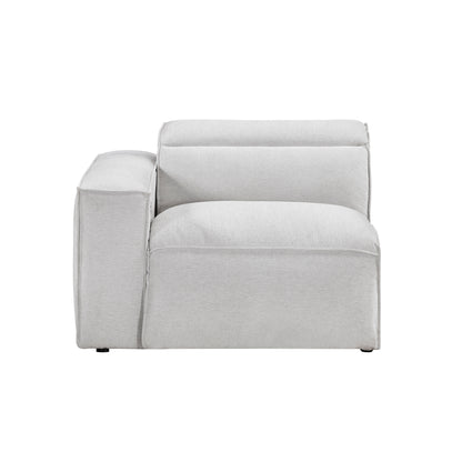 8414GRY-LRPWH (1/5)Power Left Side Reclining Chair with Power Headrest and Charging Ports - 8414GRY-LRPWH