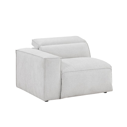 8414GRY-LRPWH (1/5)Power Left Side Reclining Chair with Power Headrest and Charging Ports - 8414GRY-LRPWH