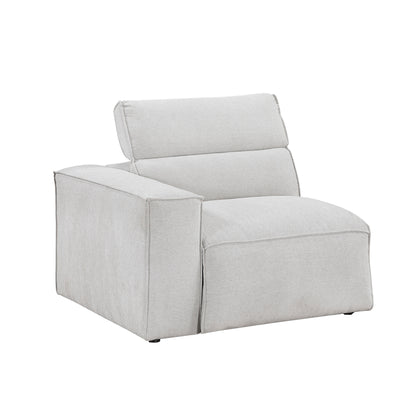 8414GRY-LRPWH (1/5)Power Left Side Reclining Chair with Power Headrest and Charging Ports - 8414GRY-LRPWH