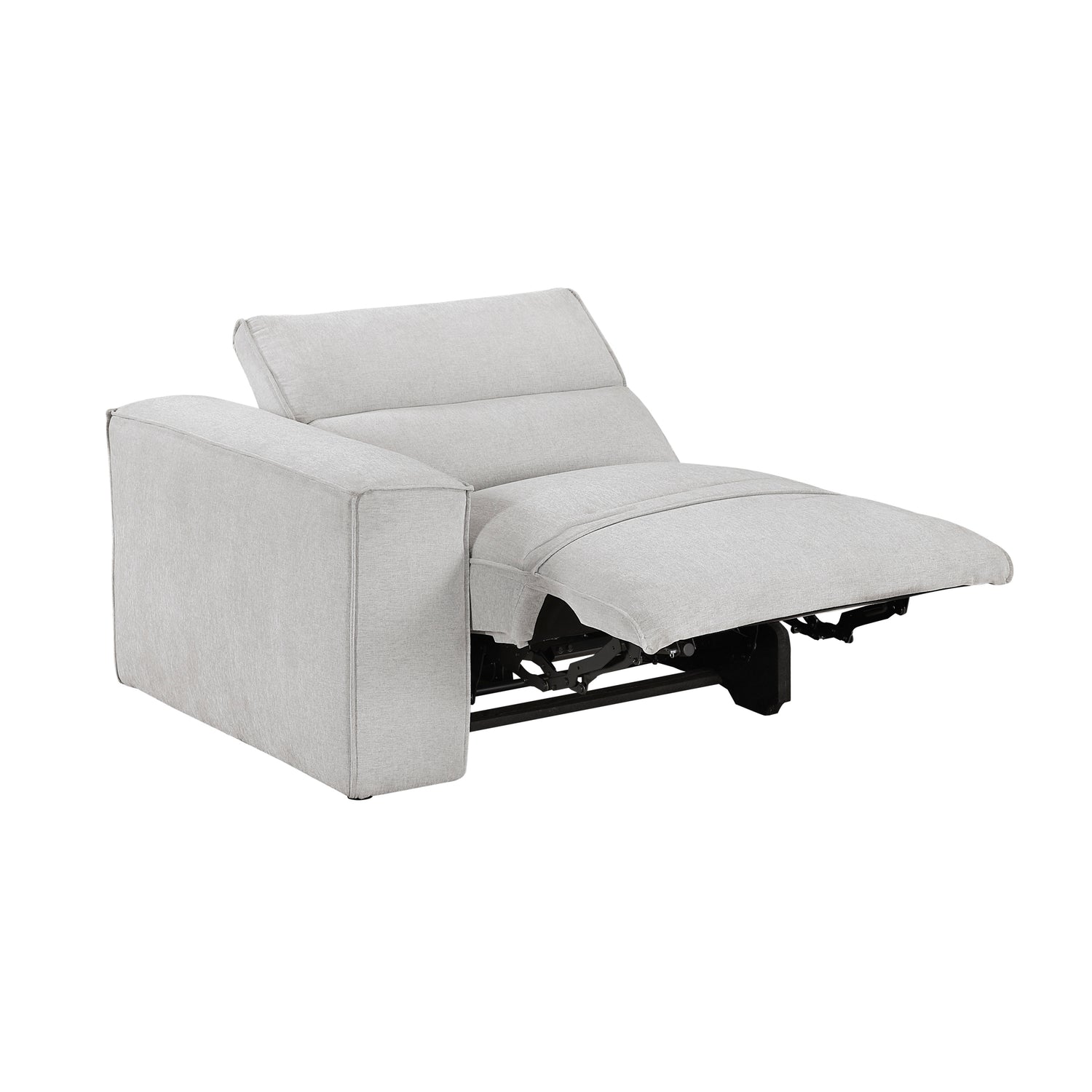 8414GRY-LRPWH (1/5)Power Left Side Reclining Chair with Power Headrest and Charging Ports - 8414GRY-LRPWH