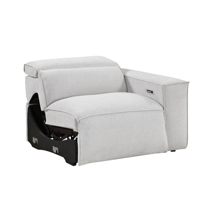 8414GRY-RRPWH (5/5)Power Right Side Reclining Chair with Power Headrest and Charging Ports - 8414GRY-RRPWH