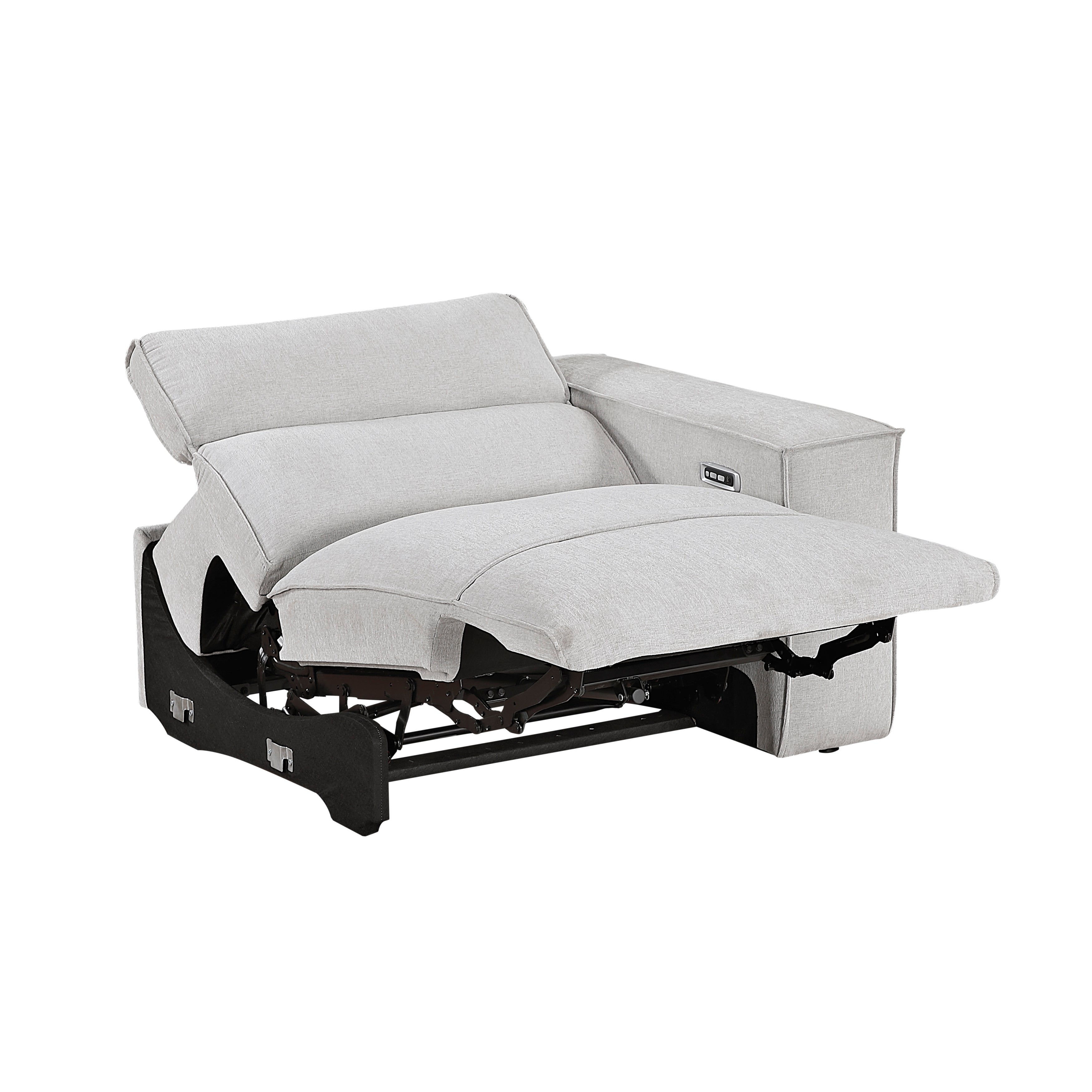 8414GRY-RRPWH (5/5)Power Right Side Reclining Chair with Power Headrest and Charging Ports - 8414GRY-RRPWH