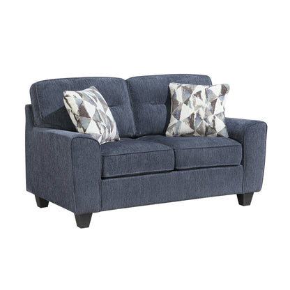 8416BU*2 2pc Set: Sofa, Love - 8416BU*2