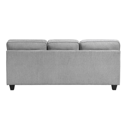 8416GY*2 2pc Set: Sofa, Love - 8416GY*2